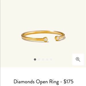 Mejuri - Diamonds Open Ring